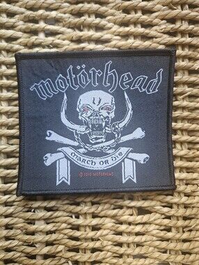 Motorhead "March or Die" Sew On Patch (2010), NEW